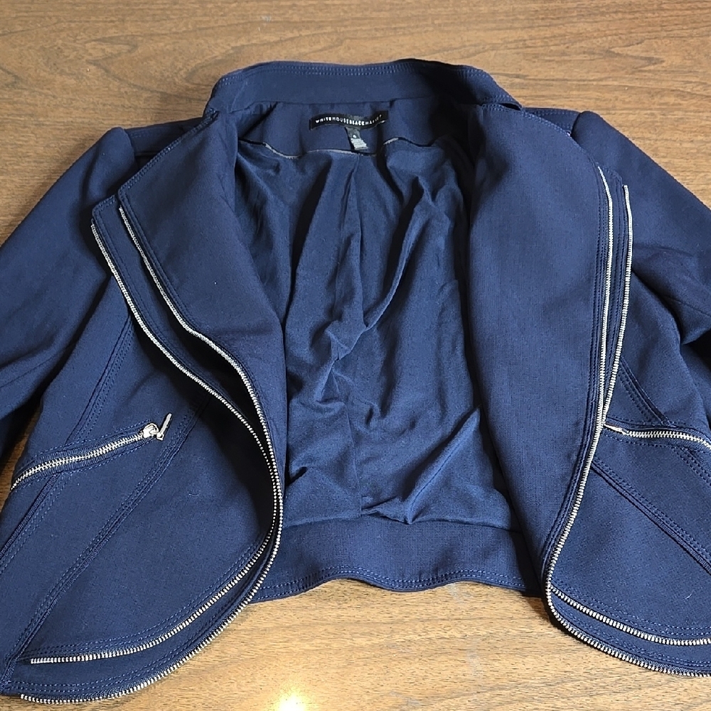 White House Black Market Moto Jacket - Picture 3 of 8